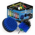 Drill Brush Power Scrubber By Useful Products 5 in W 5 in L Brush, Blue B-S-4M-QC-DB